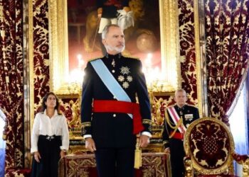 El Rey recibe las Cartas Credenciales de los embajadores de Argentina, Angola, Senegal, Guatemala, Suiza e Islandia