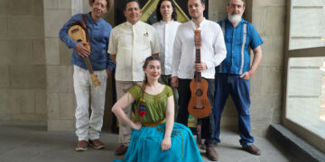 Son de Madera group concert at the Fundación Casa de México