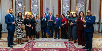 Ambassador Tony Raful receives the Order of the Star of Italy