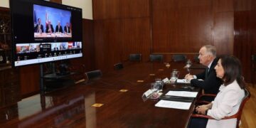 Robles assures the Contact Group that Spain has already trained 8,000 Ukrainian military personnel