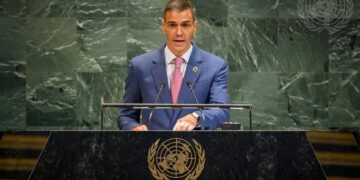 Sánchez pide que Palestina sea “miembro de pleno derecho” de la ONU y reclama medidas “inmediatas” para “frenar la barbarie”