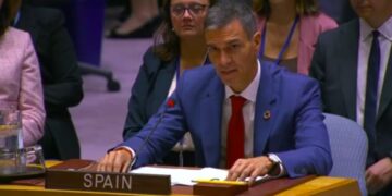 Sánchez pide en el Consejo de Seguridad que la futura paz en Ucrania “no legitime la violencia”