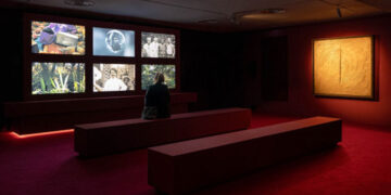 The artist John Akomfrah, at the Museo Nacional Thyssen-Bornemisza