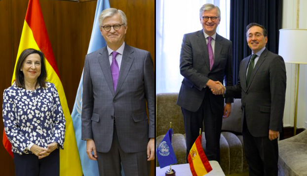 España traslada a la ONU su “firme compromiso” con la misión de paz en Líbano