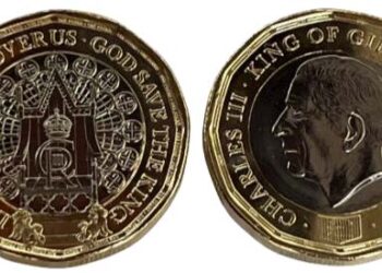 El Gobierno de Picardo emite la nueva moneda de una libra con la efigie de Carlos III como “Rey de Gibraltar”
