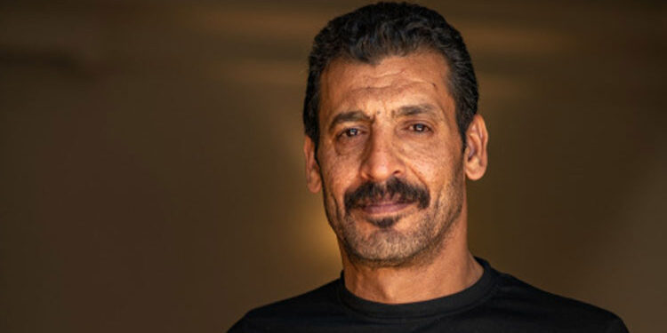 ‘Prisoner in hope’, with the Palestinian activist and actor Nabil AlRaee