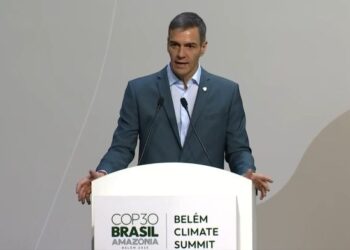 Sánchez anuncia en la COP30 una nueva contribución española de 45 millones de euros al “multilateralismo climático”