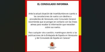 Foreign Ministry addresses the temporary suspension of flights to and from Venezuela following US warnings