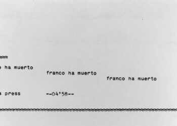 50 años del 20N: “Franco ha muerto, Franco ha muerto, Franco ha muerto”. Historia de un teletipo