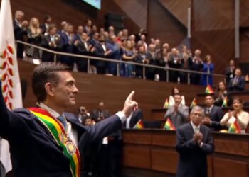 Francina Armengol conveys Spain’s support to Bolivia’s new president at his inauguration