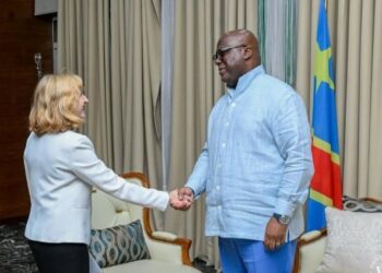 La embajadora de España en la RDC aborda con el presidente Felix Tshisekedi los acuerdos de paz con el M23