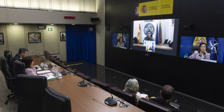 The Spanish NATO contingent in Lithuania informs Robles of frequent drone incursions