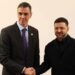 Sánchez and Zelensky discuss Spanish military aid and US peace negotiations