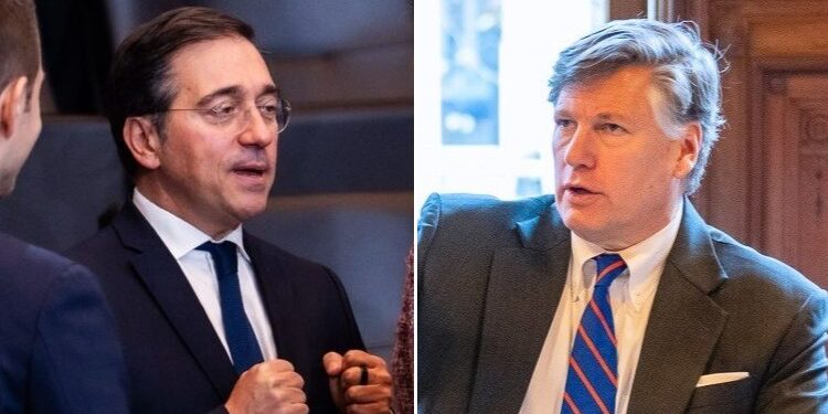 Albares aborda la situación de Venezuela con el número dos de Marco Rubio, Christopher Landau