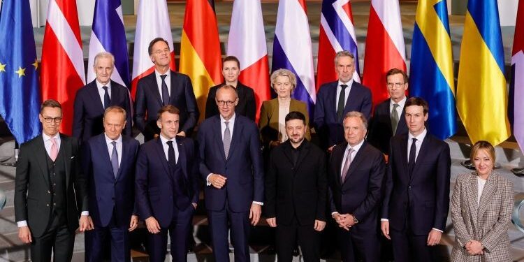 Sánchez se queda fuera de la declaración conjunta a favor una fuerza multinacional europea en Ucrania