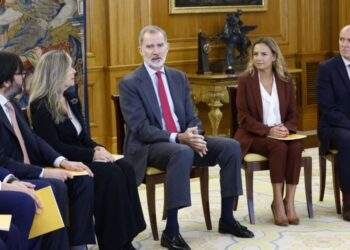 El Rey recibe al Patronato de la Fundación Consejo España-Colombia con motivo de su décimo aniversario