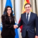 Albares recibe a la nueva secretaria general de ONU Turismo, Shaikha Al Nowais