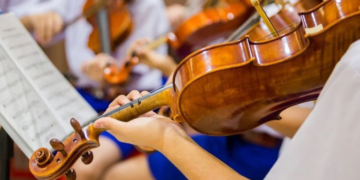Concierto de la Banda Sinfónica de Tlaxiaco, Oaxaca, en Casa de México