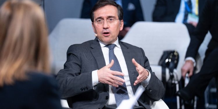 Albares assures at the Security Conference that Spain will send troops to Gaza if there is “a clear UN mandate”