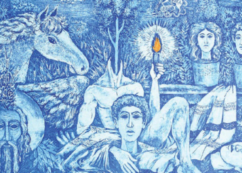 La Embajada de Grecia expone ‘La poesía griega en el arte de Dimitri Papagueorguiu’