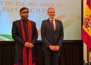 El embajador indio resalta en su recepción las oportunidades del acuerdo comercial con la UE