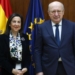 Andrius Kubilius y Margarita Robles en reunión sobre defensa europea