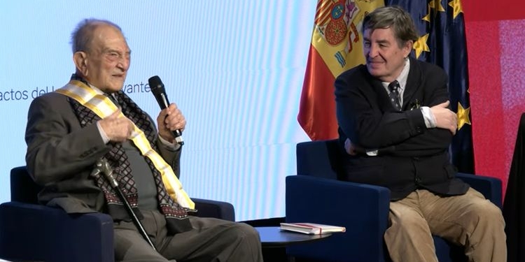 Sánchez-Albornoz rememora su etapa como primer director del Cervantes: “No teníamos presupuesto ni sede en Madrid”