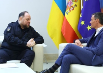 Sánchez y el presidente de la Rada de Ucrania abordan las necesidades energéticas y la adhesión a la UE