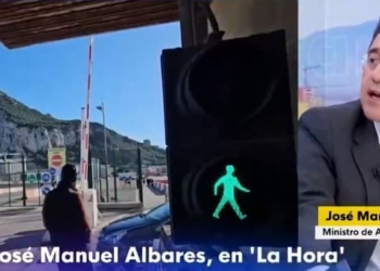 José Manuel Albares hablando sobre Gibraltar y controles Schengen
