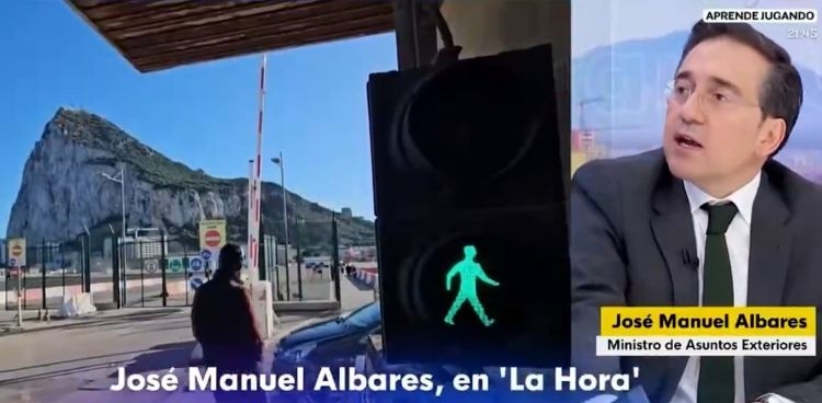 José Manuel Albares hablando sobre Gibraltar y controles Schengen