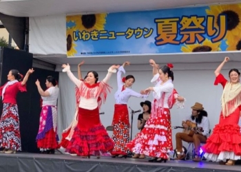 Bailarinas de flamenco en un festival en Japón