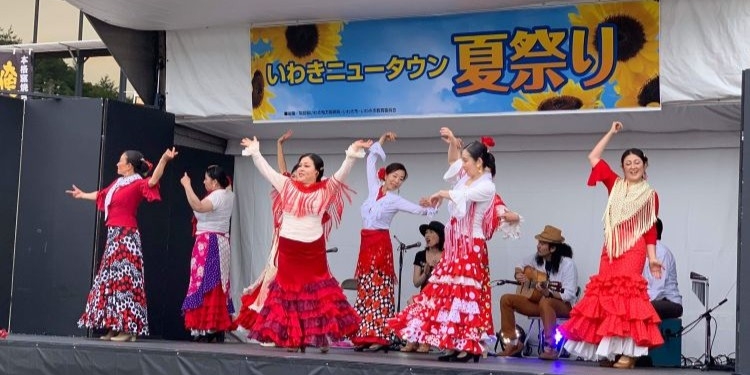 Bailarinas de flamenco en un festival en Japón
