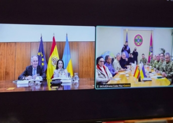 Videoconferencia entre autoridades españolas y ucranianas sobre defensa