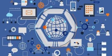 Ilustración sobre la digitalización y soberanía tecnológica en España