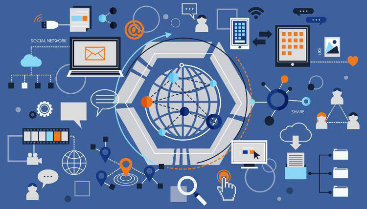 Ilustración sobre la digitalización y soberanía tecnológica en España