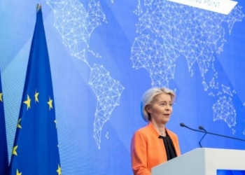 José Manuel Albares durante una rueda de prensa sobre el orden internacional