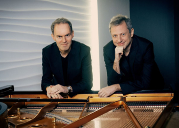 David Bismuth y Maxime Zecchini durante un concierto de piano