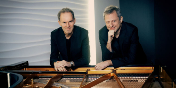 David Bismuth y Maxime Zecchini durante un concierto de piano