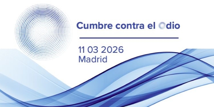 Diseño gráfico de la cumbre contra el odio en Madrid