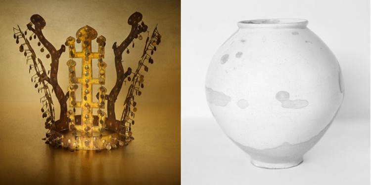 Obras de la exposición Sereno y Resplandeciente de Koo Bohnchang