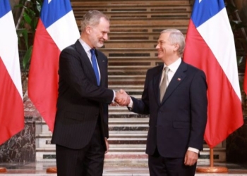 King Felipe VI meets with Noboa, Milei, and Corina Machado at José Antonio Kast’s inauguration in Chile