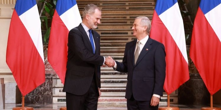 King Felipe VI meets with Noboa, Milei, and Corina Machado at José Antonio Kast’s inauguration in Chile