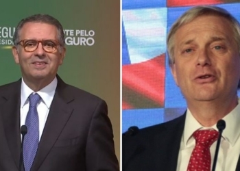 Los presidentes António José Seguro y José Antonio Kast en un evento político