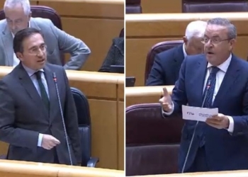 Albares defiende ante el PP en el Senado su decisión de no acudir a la reunión de Londres sobre Ormuz