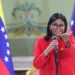 European Parliament calls for continued sanctions against Delcy Rodríguez despite her invitation to the Ibero-American Summit in Madrid