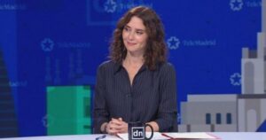 Isabel Díaz Ayuso en el programa de Telemadrid
