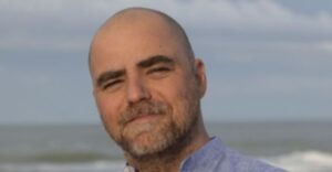 Dario Ferrari en un evento literario en Madrid