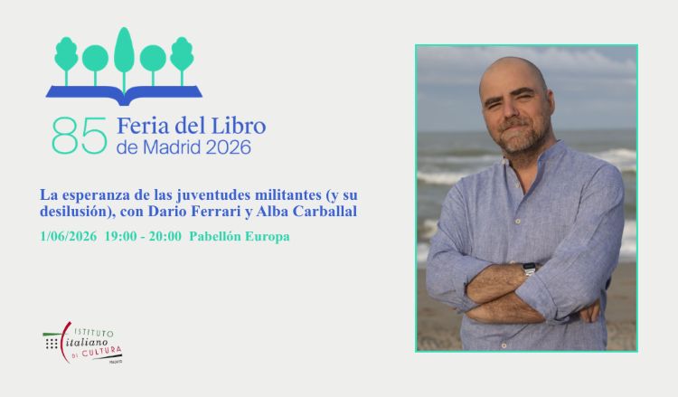 Dario Ferrari en la Feria del Libro de Madrid 2026