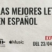 Cartel de la exposición Las mejores letras en español en el Instituto Cervantes
