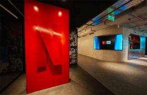 Interior de las nuevas oficinas de Netflix en Villa Crespo, Buenos Aires.
